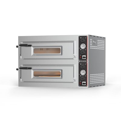 PIZZAGROUP Four &agrave; Pizza Electrique 2 Chambres ENTRY MAX 12 Pizzas 19.8 Kw 