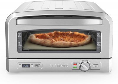 CUISINART Four &agrave; pizza &eacute;lectrique CPZ120E acier inoxydable 