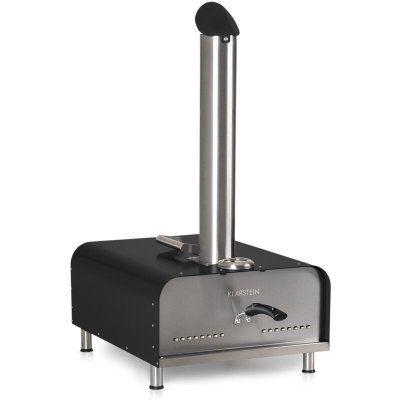 KLARSTEIN Four &agrave; pizza -  - Diavolo - Granul&eacute;s de bois - Thermom&egrave;tre 38-430 &deg;C - Acier Noir