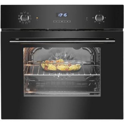 BOMANN Four encastrable EBO7911-Noir 56 L Noir - Classe A - Nettoyage manuel