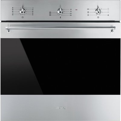 SMEG Four encastrable &eacute;mail lisse SF6381X Classica 70 litres 6 modes de cuisson