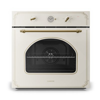 KLARSTEIN Four encastrable  Victoria - 70L - Chaleur tournante - Classe A - Look r&eacute;tro - Ivoire 