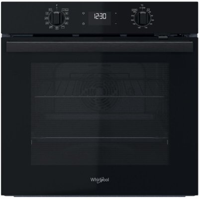 WHIRLPOOL Four encastrable pyrolyse OMR58RR1B, 71 litres, Pack FlexiClean, Rail