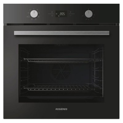 ROSIERES Four Encastr&eacute; Rosi&egrave;res Ro6 T3t1ctb 78l A+ Catalyse Ventil&eacute; Noir Inox