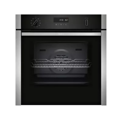 NEFF Four int&eacute;grable multifonction 71l 60cm pyrolyse + hydrolyse noir/inox - B6ACH7AN3F - 