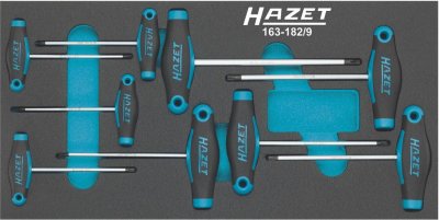 HAZET FP - Module &agrave; outils 163-182/9 9 pi&egrave;ces nombre d'outils : 9 