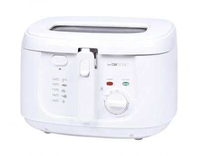 CLATRONIC Fr 3771 Friteuse 1800 w blanc - 