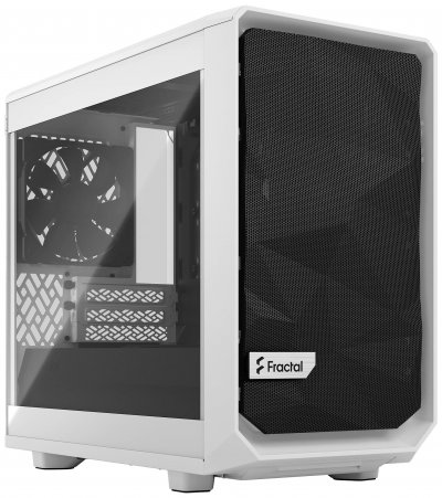 FRACTAL DESIGN  Meshify 2 Nano White TG Clear Tint