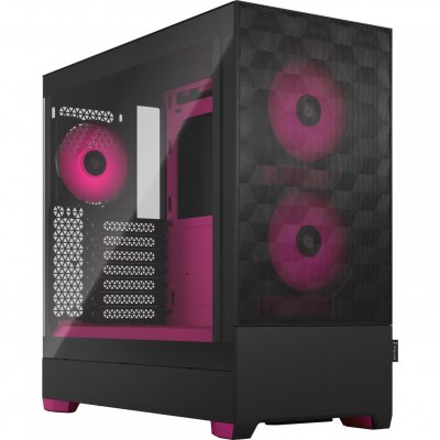 FRACTAL DESIGN  Pop Air RGB Magenta Core Tempered Glass Clear Tint