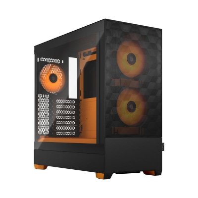 FRACTAL DESIGN  Pop Air RGB TG - Orange