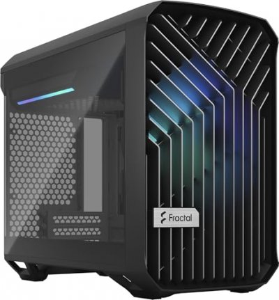 FRACTAL DESIGN  Torrent Nano RGB Black TG Light Tint