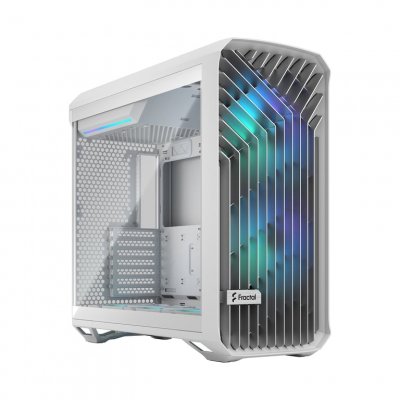 FRACTAL DESIGN  Torrent White RGB TG Clear Tint, Moyenne tour