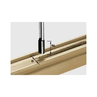 FESTOOL Fraise &agrave; rainurer HS queue de 8 mm  HS S8 D 4/15 - 490942
