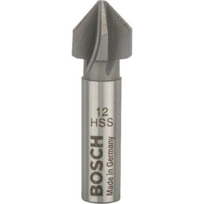 BOSCH Fraise conique &agrave; lamer hss &agrave; 5 taillants din 335 Diam&egrave;tre 12 Queue 8 mm - 