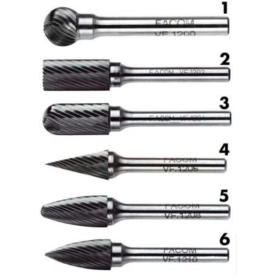 FACOM Fraise en carbure  6 mm conique VFA.610