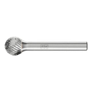  Fraise sur tige carbure forme sph&eacute;rique 1210 3PLUS 6mm 12x10mm Pferd 1 pcs