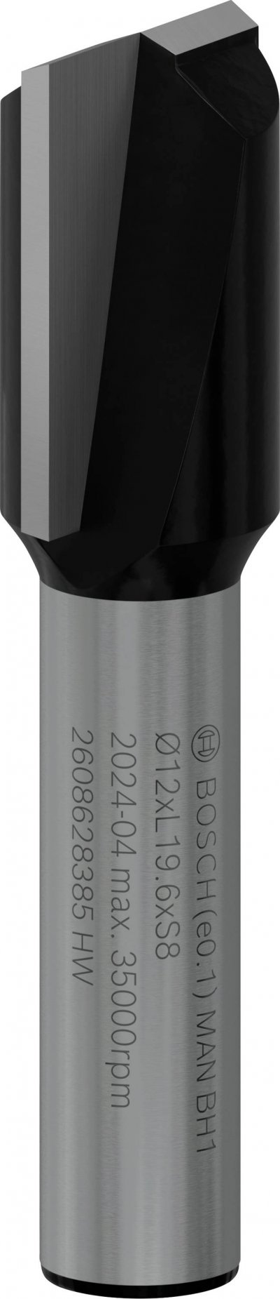 BOSCH Fraises &agrave; rainurer droit 8 mm, D1 12 mm, L 20 mm, G 51 mm 1pc
