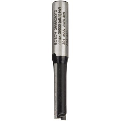 BOSCH Fraises &agrave; rainurer droit 8 mm, D1 8 mm, L 25,4 mm, G 56 mm 1pc