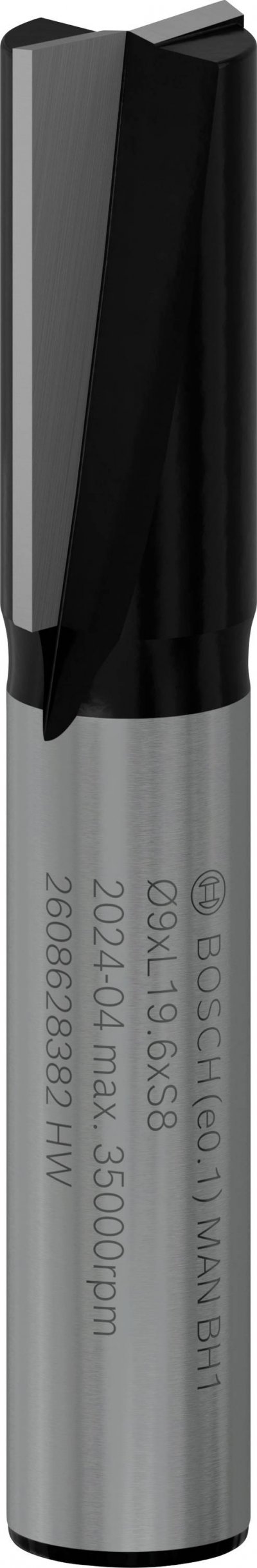 BOSCH Fraises &agrave; rainurer droit 8 mm, D1 9 mm, L 20 mm, G 51 mm 1pc