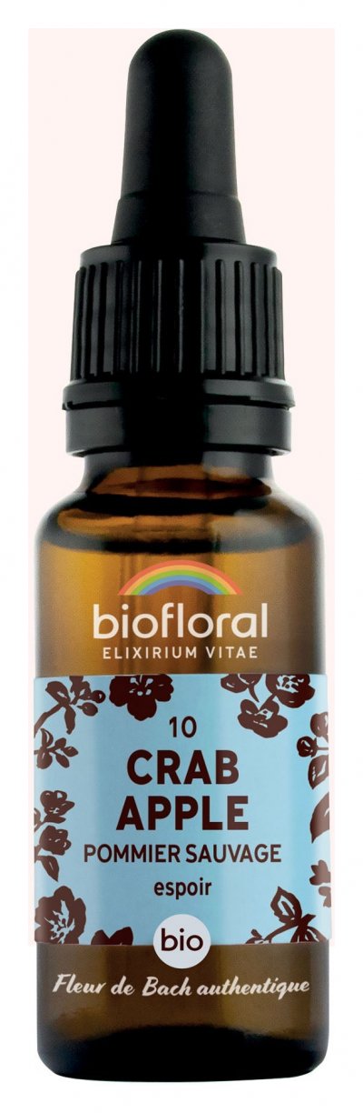 BIOFLORAL France Herboristerie FLEURS DE BACH n&deg;10 Apple, Pommier sauvage