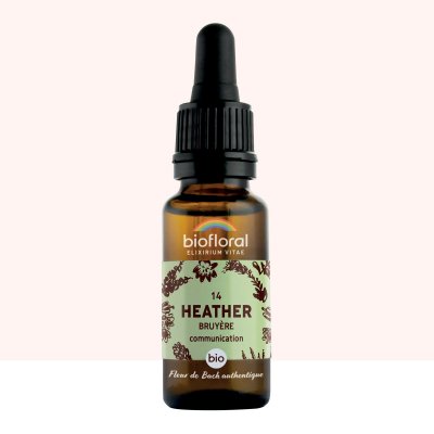 BIOFLORAL France Herboristerie FLEURS DE BACH n&deg;14 Heather, Bruy&egrave;re