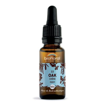 BIOFLORAL France Herboristerie FLEURS DE BACH n&deg;22 Oak, Ch&ecirc;ne