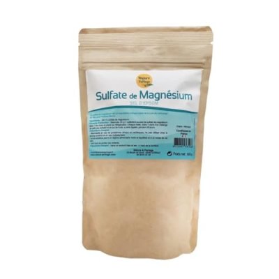 NATURE ET PARTAGE France Herboristerie Sulfate de magn&eacute;sium ( sel d'EPSOM ) 500g