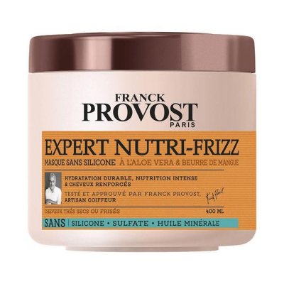 FRANCK PROVOST  soin masques nutrifrizz jour 400 ml