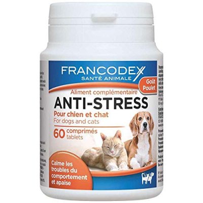 FRANCODEX  Anti-Stress pour Chien ET Chat (60 COMPRIMES)