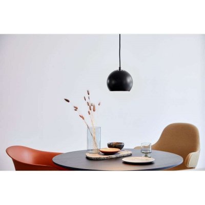 FRANDSEN  - Ball Lampe suspendue &Oslash; 18 cm, noir mat / blanc