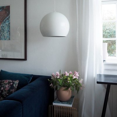 FRANDSEN  - Ball Lampe suspendue &Oslash; 40 cm, blanc mat