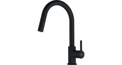 FRANKE  115.0626.053 Lina Pull-Out Robinet de Cuisine, Noir Mat, Small