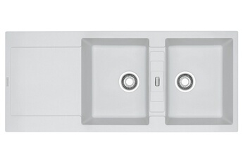 FRANKE  - vier maris fraganit mrg 621 - Platinum (Sous-meuble 90 cm) 1160 x 500 mm - R&eacute;versible