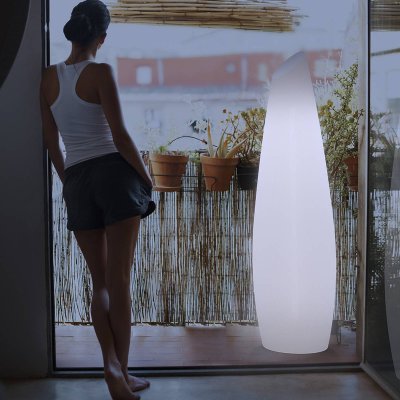 NEWGARDEN FREDO-Lampadaire d'ext&eacute;rieur LED avec c&acirc;ble H170cm Blanc New Garden