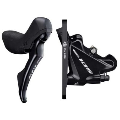 SHIMANO Frein a disque route  105 arriere 11v. r7000-7020 double Noir