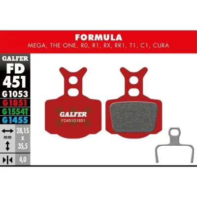 GALFER Freins  Advanced Advance Formula Mega The One R1/rx One Size