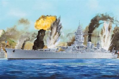 HOBBYBOSS French Navy Dunkerque Battleship - 1:350e - Hobby Boss
