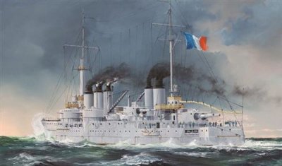 HOBBY BOSS French Navy Pre-dreadnought Battleship Condorcet- 1:350e - 