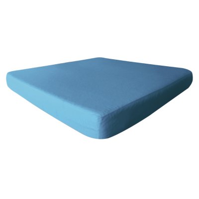 ALTOBUY FRESH - Drap Housse 80x190cm Turquoise Imperm&eacute;able et Respirant -
