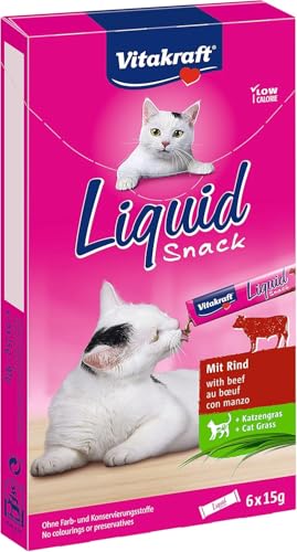 VITAKRAFT Friandise Pour Chat Liquide Snack Boeuf  - La Boite De 90g