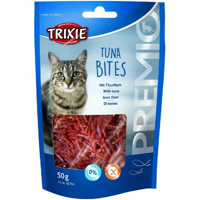GENERIQUE Friandise PREMIO Tuna Bites au thon et au poulet,50 g pour chats.