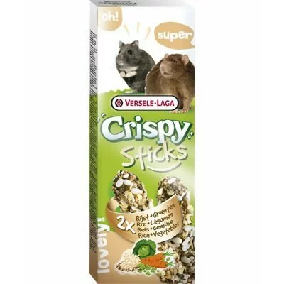 VERSELE LAGA Friandises en sticks (2x55g) riz et legumes . pour hamsters et rats