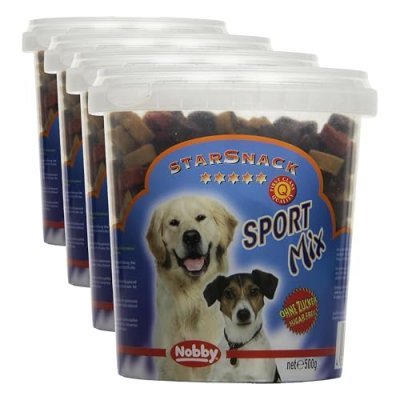 NOBBY Friandises pour chien en bo&icirc;te  Pet StarSnack Sport Mix 500 g