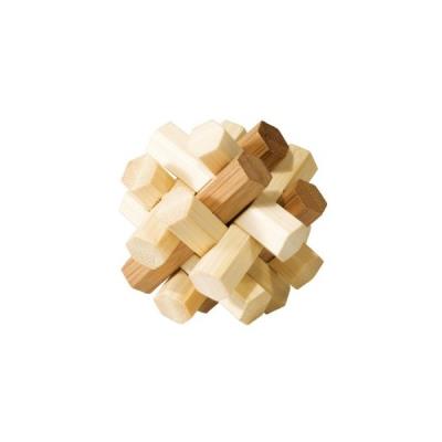 FRIDOLIN  - 17494 - Puzzles - Casse T&ecirc;te Bambou - Double N&oelig;ud