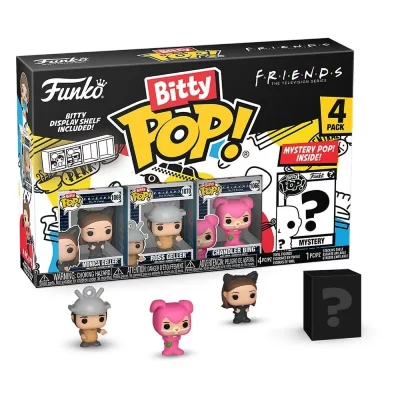 FUNKO Friends - Pack 4 Figurines Bitty Pop! Monica As Catwoman 2,5 Cm