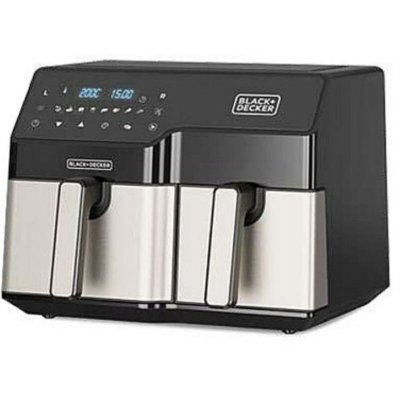BLACK & DECKER Friteuse &agrave; air  es9730090b noir argent&eacute; 2500 w 