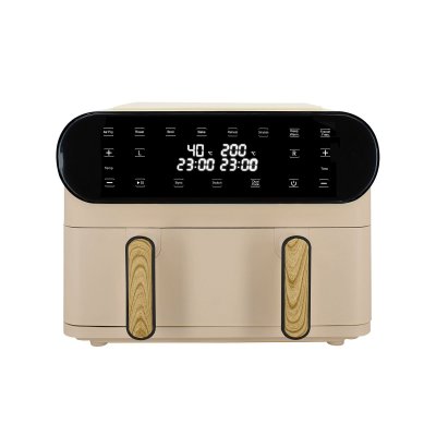 MENASTYL Friteuse a air chaud 11l colorama creme double cuve