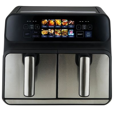 PROFICOOK Friteuse &agrave; air chaud air fryer 8l double compartiment  pc-fr1287h 