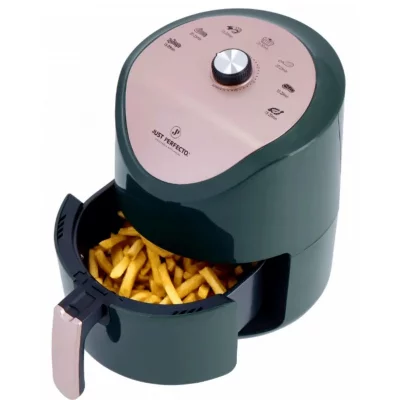 JUST PERFECTO HOUSEHOLD APPLIANCES Friteuse &agrave; air chaud avec commande &agrave; cadran 1200W 3,5L JL-15