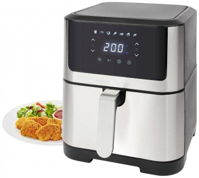 PROFICOOK Friteuse &agrave; air chaud Fr 1269 H 8l Inox